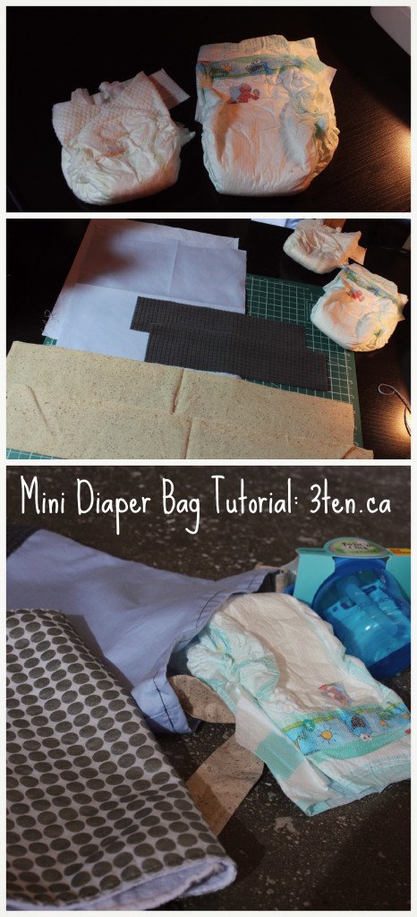 Mini Diaper Bag Tutorial: 3ten.ca